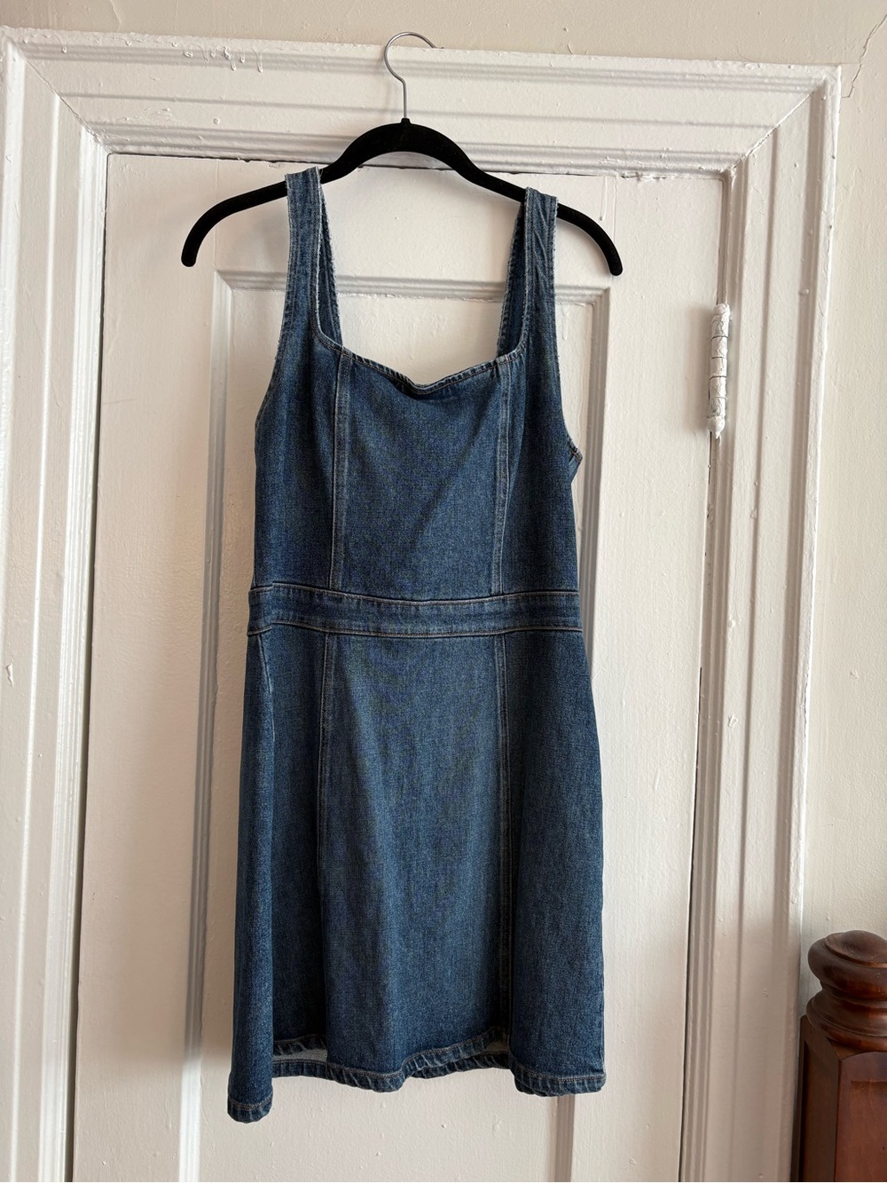 Reformation Dark Denim Sleeveless Dress / Jumper